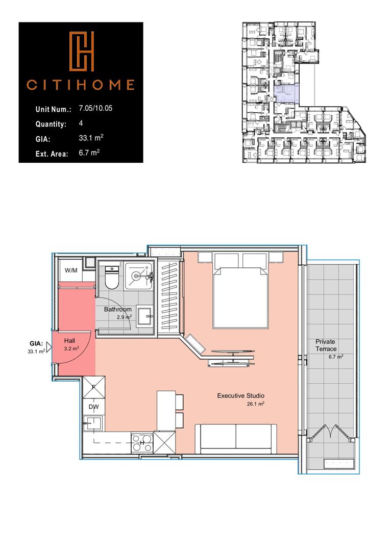Image of Apartment - 1 Bathrooms for Sale in Victory Suites-Gibraltar, Image 12